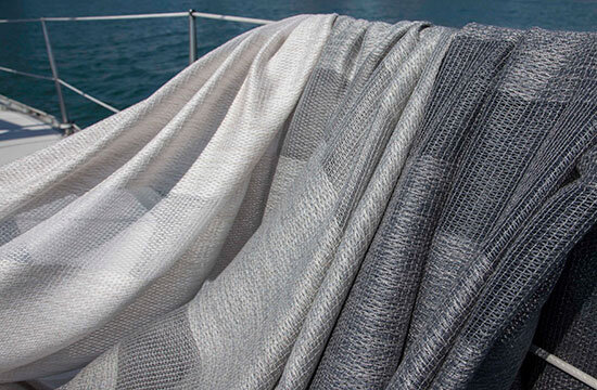GoTex Pacific Coast Gray and White Fabric