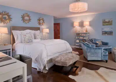 2011 Design Showhouse - Bedroom with Bed and Sitting Area