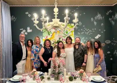 The EGID team in the Hamptons Showhouse Dining Room