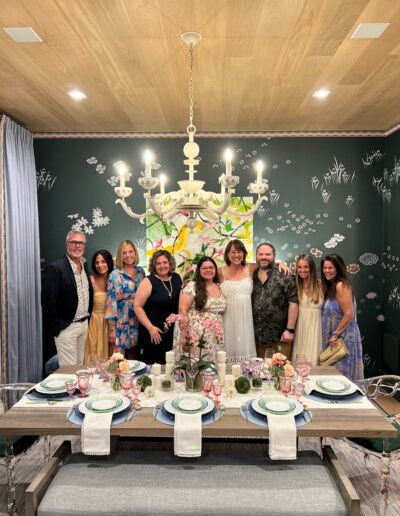 The EGID team in the Hamptons Showhouse Dining Room