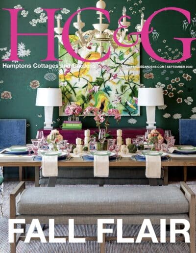 Fall Flair Issue with Hamptons Showhouse Dining Room on Cover