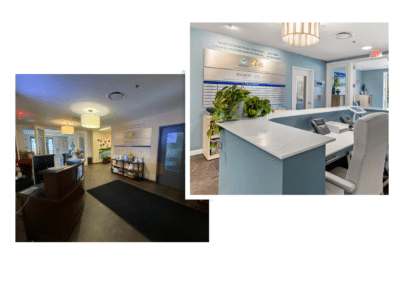 Ronald McDonald House Family Lobby - Before and After