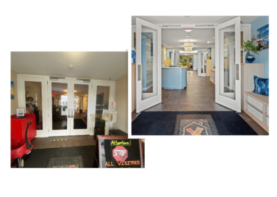 Ronald McDonald House Vestibule - Before and After
